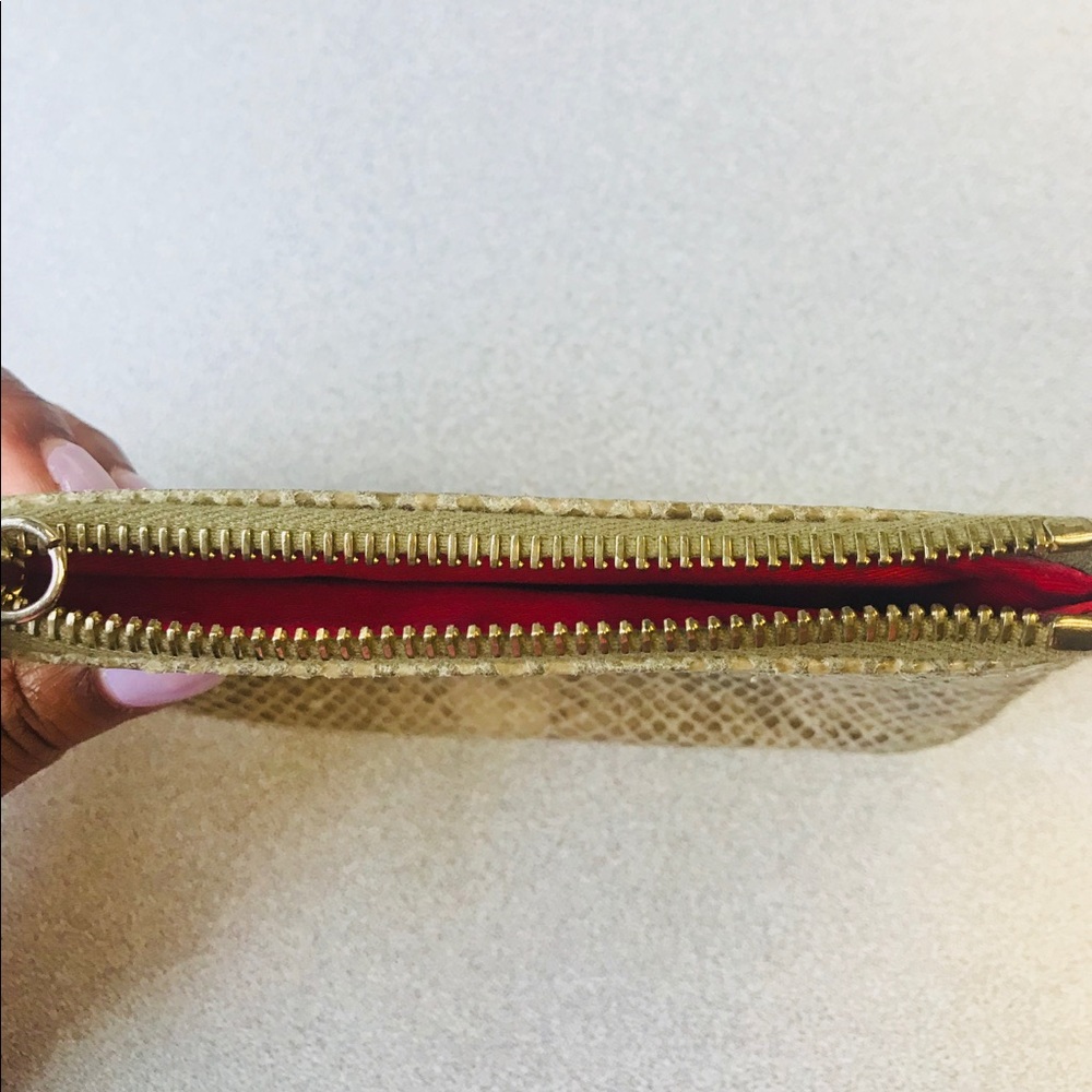 Dooney & Bourke Python Snake Print Coin Purse! - image 4